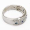 Picture of 14k White Gold Sapphire & Diamond Ring