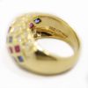 Picture of 14 Yellow Gold Ruby, Sapphire & Diamond Ring