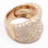 Picture of 14k Rose Gold Pavé Set Diamond Ring