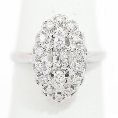 Picture of 14k White Gold Diamond Ring