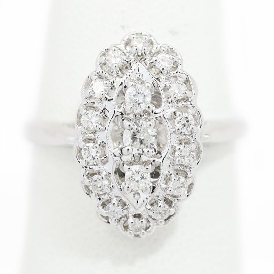 Picture of 14k White Gold Diamond Ring
