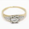 Picture of Vintage 14k/18k Two Tone Gold Diamond Ring