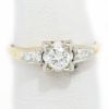 Picture of Vintage 14k/18k Two Tone Gold Diamond Ring