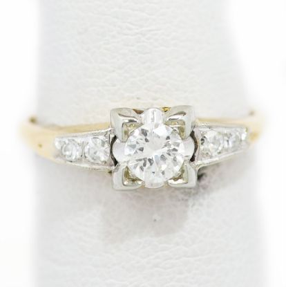 Picture of Vintage 14k/18k Two Tone Gold Diamond Ring