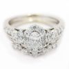 Picture of 14k White Gold Brilliant Diamond Bridal Set