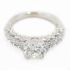 Picture of 14k White Gold Brilliant Diamond Ring