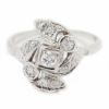 Picture of Vintage 14k White Gold Diamond Ring