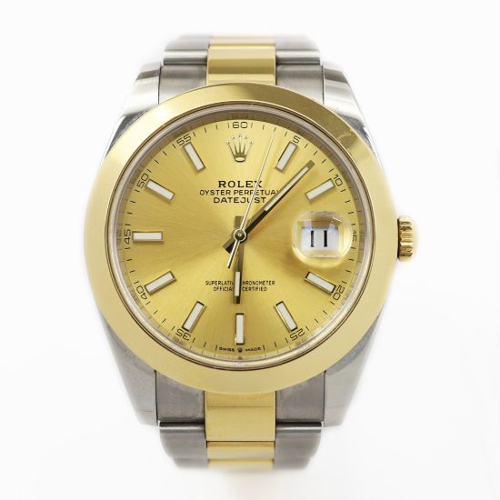Picture of Rolex Datejust 41 Champagne Dial Oystersteel & 18k Yellow Gold Watch