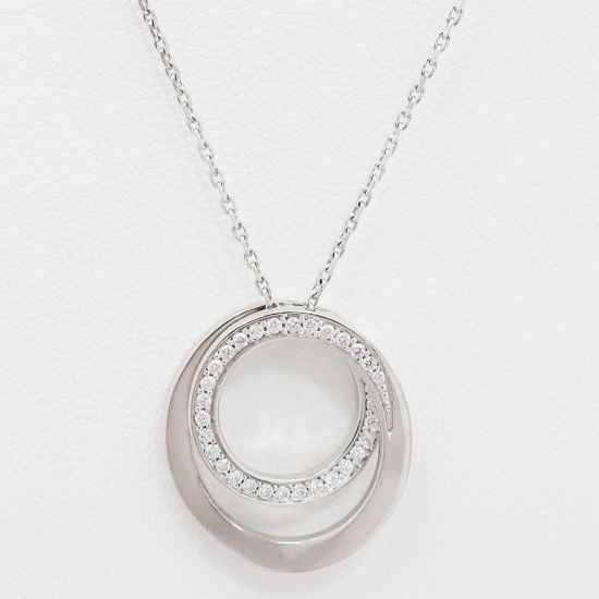 Picture of 18k White Gold Diamond Pendant