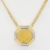 Picture of 14k Yellow Gold US Gold Coin & Diamond Necklace