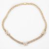 Picture of 18k Rose Gold Pavé Set Brilliant Diamond Butterfly Necklace
