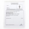 Picture of 14k White Gold Ruby & Diamond Cross Pendant