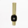Picture of 10k Yellow Gold Onyx & Diamond Tie Clip