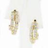 Picture of 14k Yellow Gold Diamond Earrings