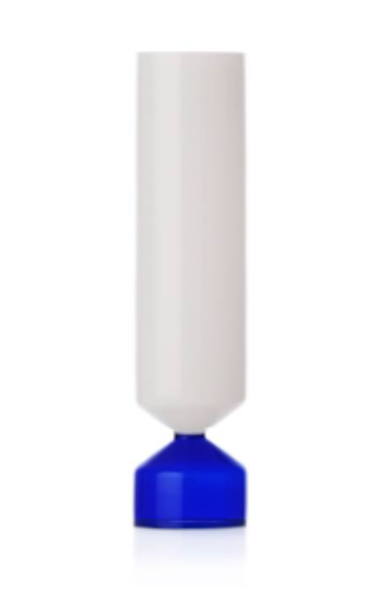 Picture of New Medium Vase, Blue/White