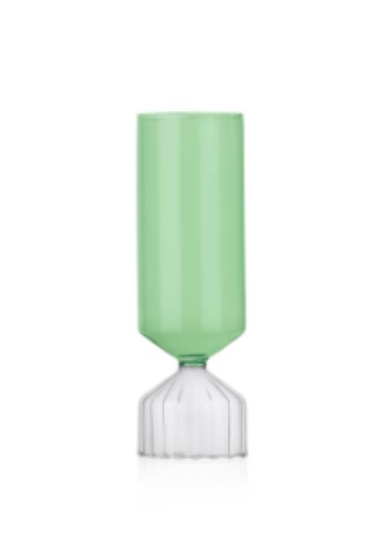 Picture of New Short Vase, Clear/Green