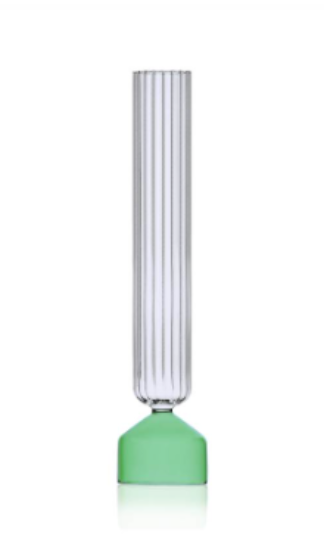 Picture of New Tall Vase, Green/Optic Clear