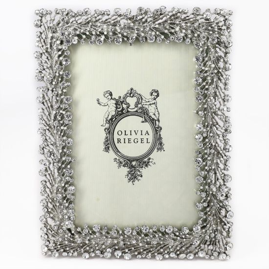 Picture of Olivia Riegel 5x7" Silver and Crystal 'Everleigh' Frame