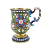 Picture of Antique Russian Gilt Sterling Silver & Cloisonné Enamel Vodka Cup