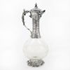 Picture of Small Antique German .800 Silver & Crystal Claret Jug