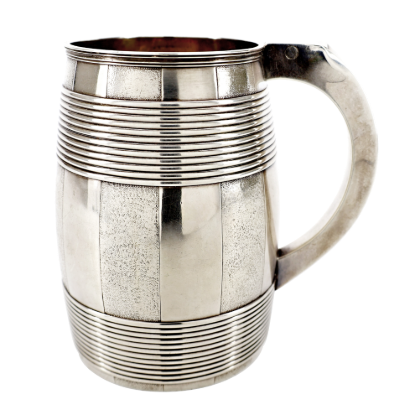 Picture of 18th Century Tankard Can Mug, Sterling Silver