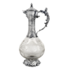 Picture of Small Antique German .800 Silver & Crystal Claret Jug