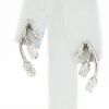 Picture of 14k White Gold Diamond Earrings