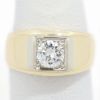Picture of 14k Yellow Gold Brilliant Diamond Ring