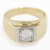 Picture of 14k Yellow Gold Brilliant Diamond Ring