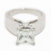 Picture of 14k White Gold Brilliant Solitaire Diamond Ring