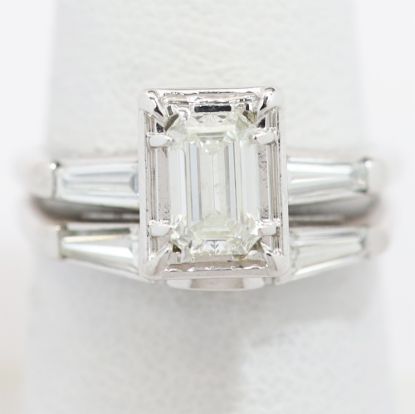 Picture of 18k White Gold Diamond Bridal Set