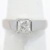 Picture of 14k White Gold Solitaire Diamond Ring