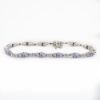 Picture of 14k White Gold Tanzanite & Diamond Bracelet