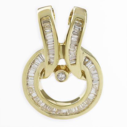 Picture of 14k Yellow Gold Diamond Pendant
