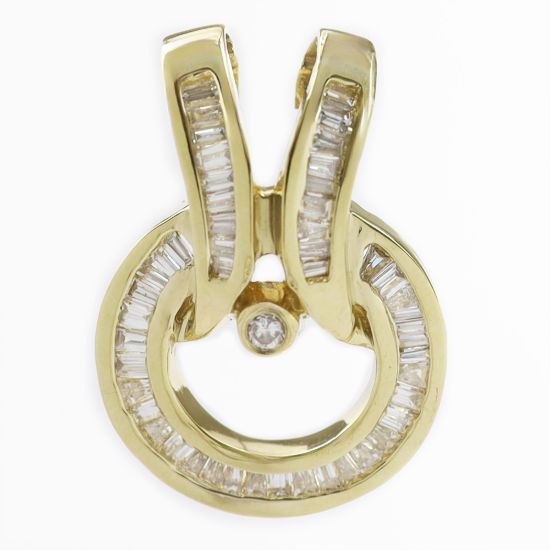 Picture of 14k Yellow Gold Diamond Pendant