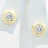 Picture of 14k Yellow Gold Brilliant Diamond Stud Earrings