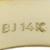 Picture of 14k Two Tone Gold Brushed Metal Band