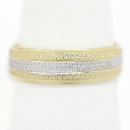 Picture of 14k Two Tone Gold Band