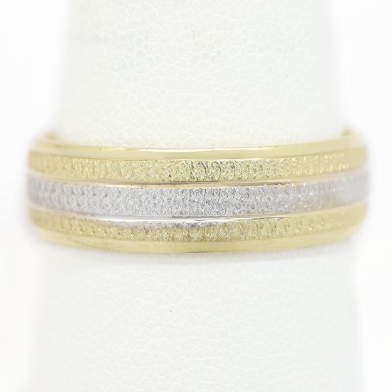 Picture of 14k Two Tone Gold Band