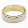 Picture of 14k Two Tone Gold Men's Ring Band