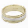 Picture of 14k Two Tone Gold Men's Ring Band