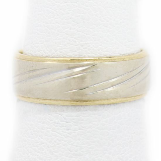 Picture of 14k Two Tone Gold Band