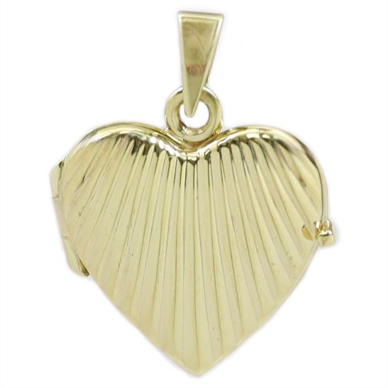 Picture of 14k Yellow Gold Heart Pendant