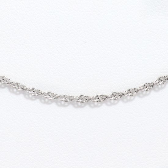 Picture of 14k White Gold Thin Rope Chain