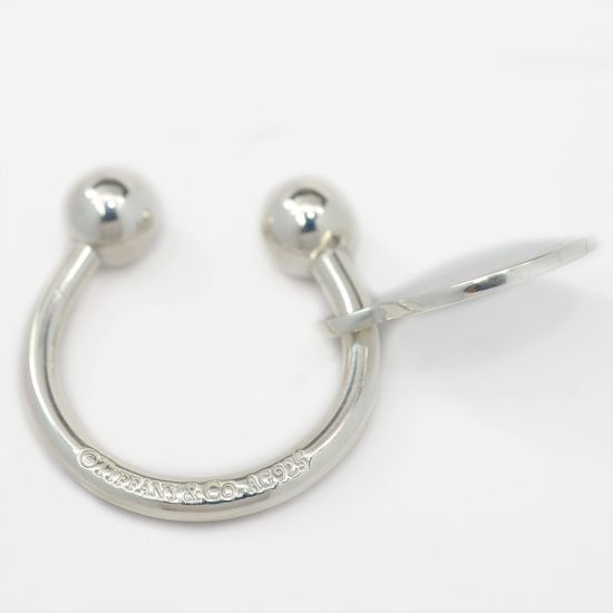 Picture of Tiffany & Co. Sterling Silver Bull Ring Keyring