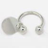 Picture of Tiffany & Co. Sterling Silver Bull Ring Keyring