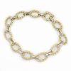 Picture of 14k Two Tone Gold Chain Link Bracelet