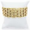 Picture of 18k Yellow Gold Multi Row Articulated Bracelet