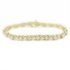 Picture of 14k Yellow Gold Diamond Bracelet