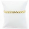 Picture of 18k Yellow Gold Brilliant Diamond Bezel Bracelet